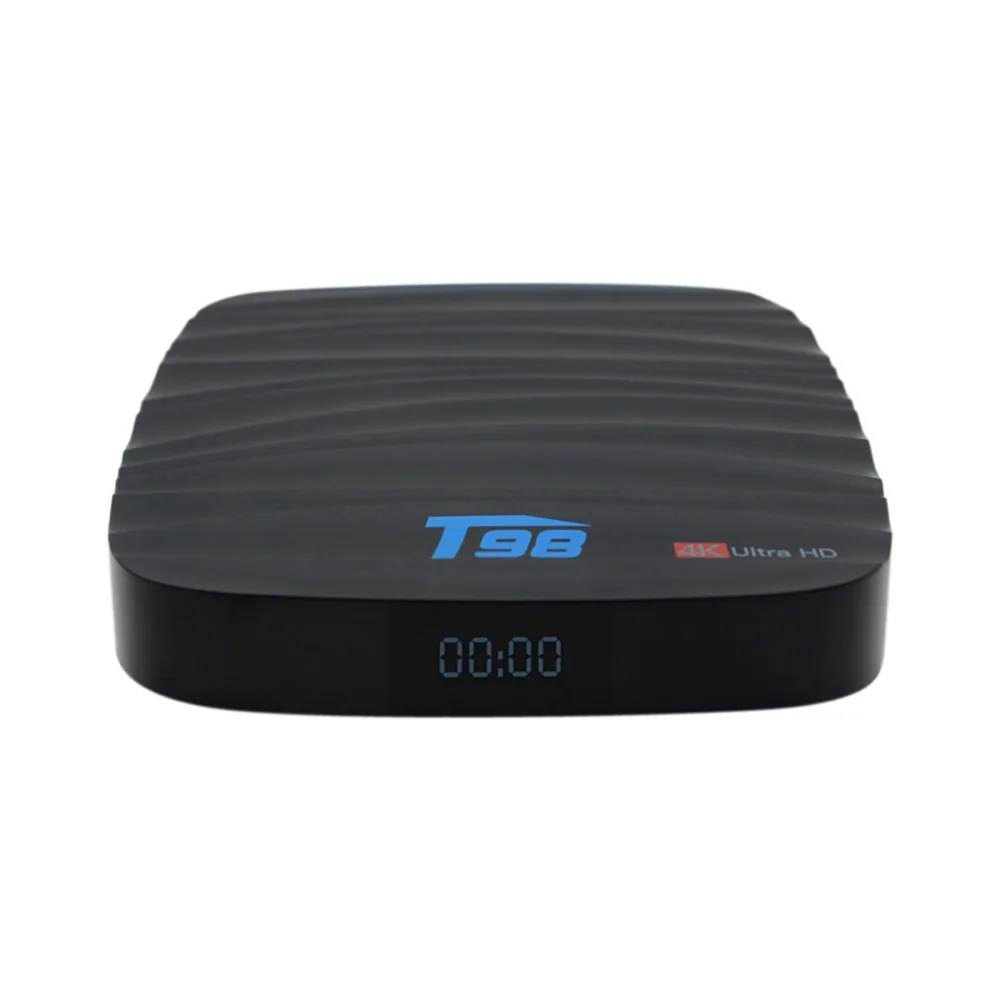 ТВ бокс T98 Smart TV Box Allwinner H6 Android 8 1 2 ГБ/4 ГБ 16 ГБ/32 четырехъядерный 3D 4K медиаплеер Bluetooth