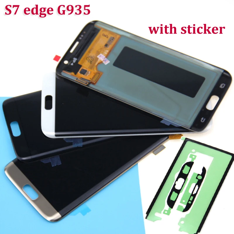 100% протестирован для samsung Galaxy S7 Edge G935 ЖК дисплей G935F сенсорный экран дигитайзер