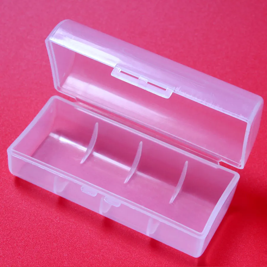 

Wholesale 100Pcs/lot Transparent 1x26650 Rechargeable Battery Storage Case Plastic Case Holder Battery Storage Box
