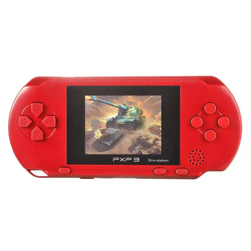 PXP3 игровая консоль портативная 16 бит ретро детская MD2700 видео игра Palyer встроенные 150 игры - Цвет: Red