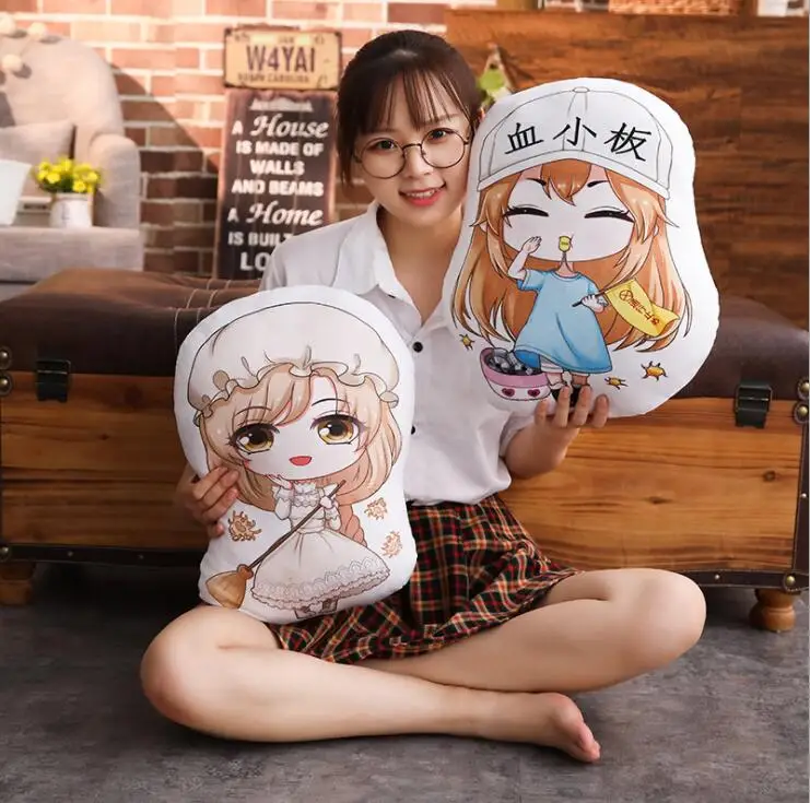 

Cells At Work Pletelet Plush Toys Stuffed Plush 45cm Pillow #601 for Kids Boys Children Birthday Gift