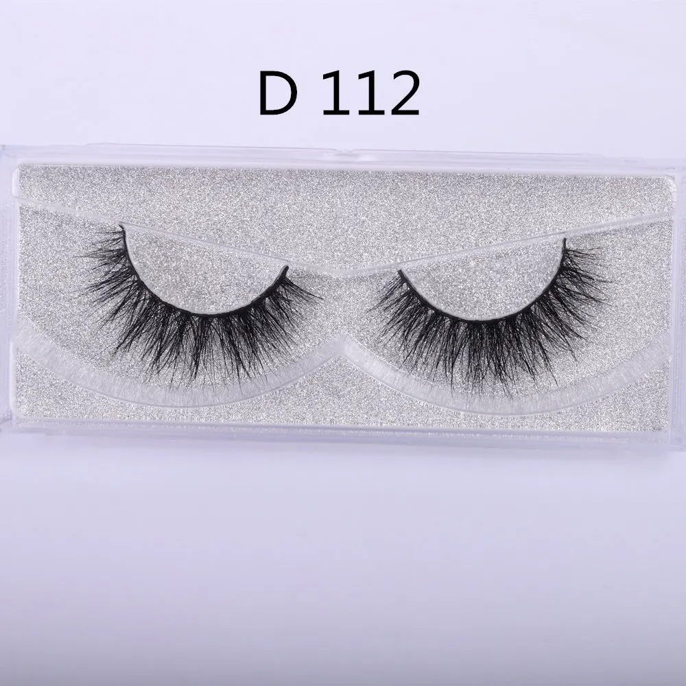 D112 WOWANGEL, норковые ресницы, 3D ресницы, толстые, ручная работа, ресницы, полная полоска, поддельные, Maquiagem, бесплатно, Роскошные, 1 пара, накладные ресницы D104 - Цвет: D112