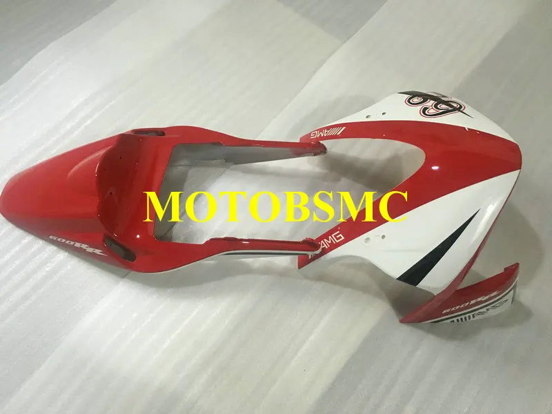 Передняя часть задние обтекатель комплект для HONDA CBR600RR F5 03 04 CBR 600RR CBR 600 2003 2004 ABS белый красный обтекатели комплект HG59