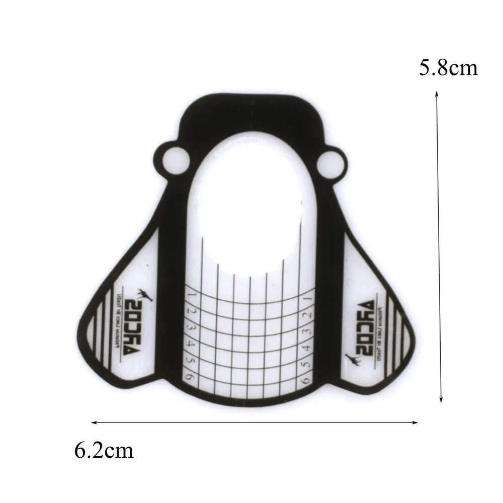 100 шт. Профессиональный французский гвоздь для формирования кончика наращивание