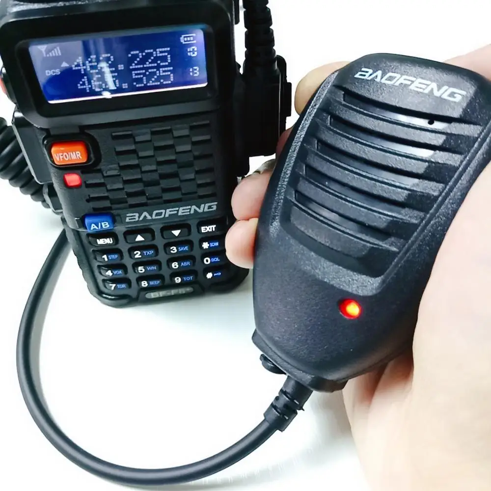 5 шт. портативная рация ручной микрофон для Baofeng UV 5R радио с PTT Mic K порт портативный