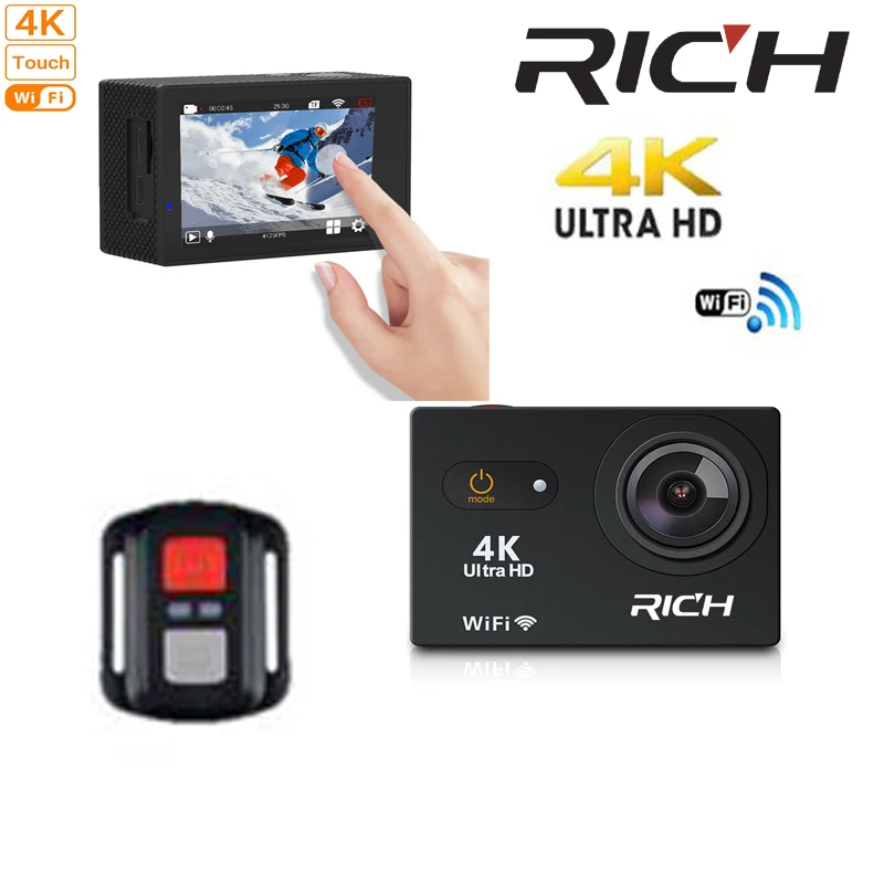 Цифровая Спортивная Экшн-камера Rich M952 HD 1080P с 2-дюймовым экраном