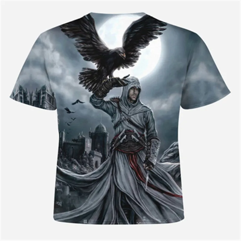 Горячая продажа Новый стиль 3DT-shirt для мужчин личности Печать Пираты Карибского
