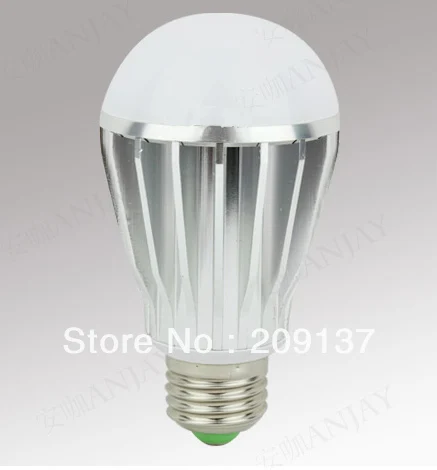 

High power 14w 85-265V E27 Dimmable LED Bulb Lamp Golden/Silver 180 Degree Energy Saving 85-265V Free Shipping