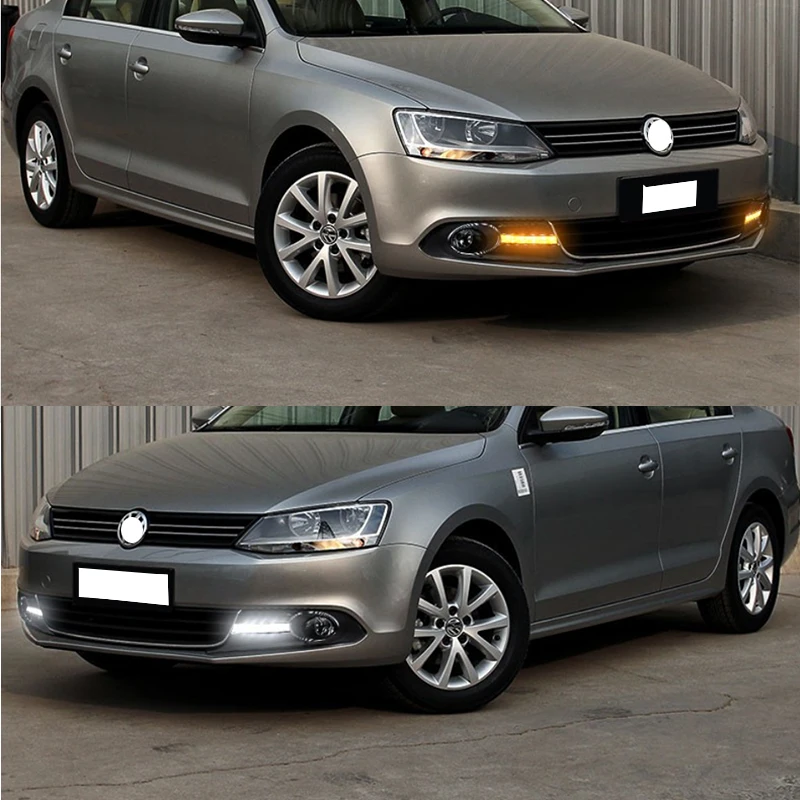 Для Volkswagen MK6 дневные ходовые огни 12В дневные ходовые turnnig сигнальные огни туман Lihgt Крышка маска решетка(Typ 5G) 2011-2013 предрестайлинг