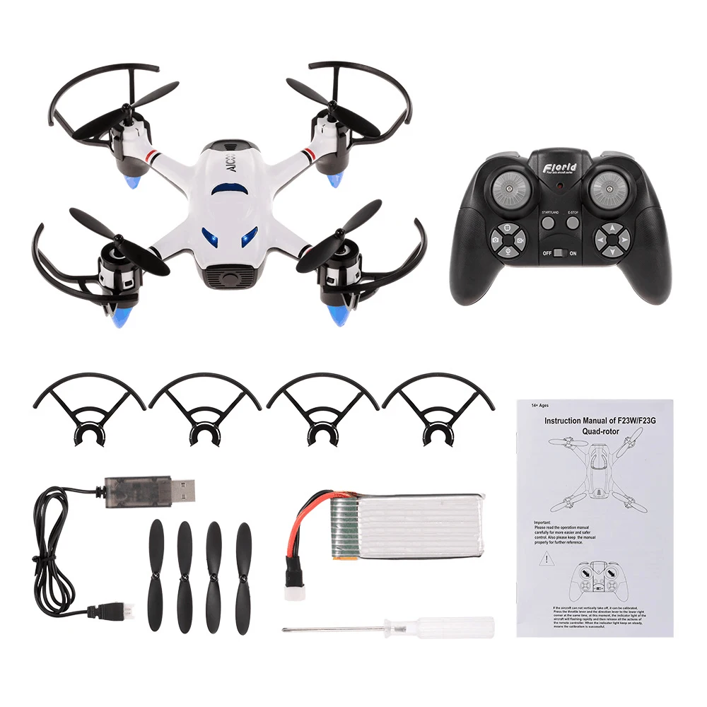 Дрон Florld AICOO F23G с камерой 480P 720P Wifi FPV стабилизация высоты Радиоуправляемый