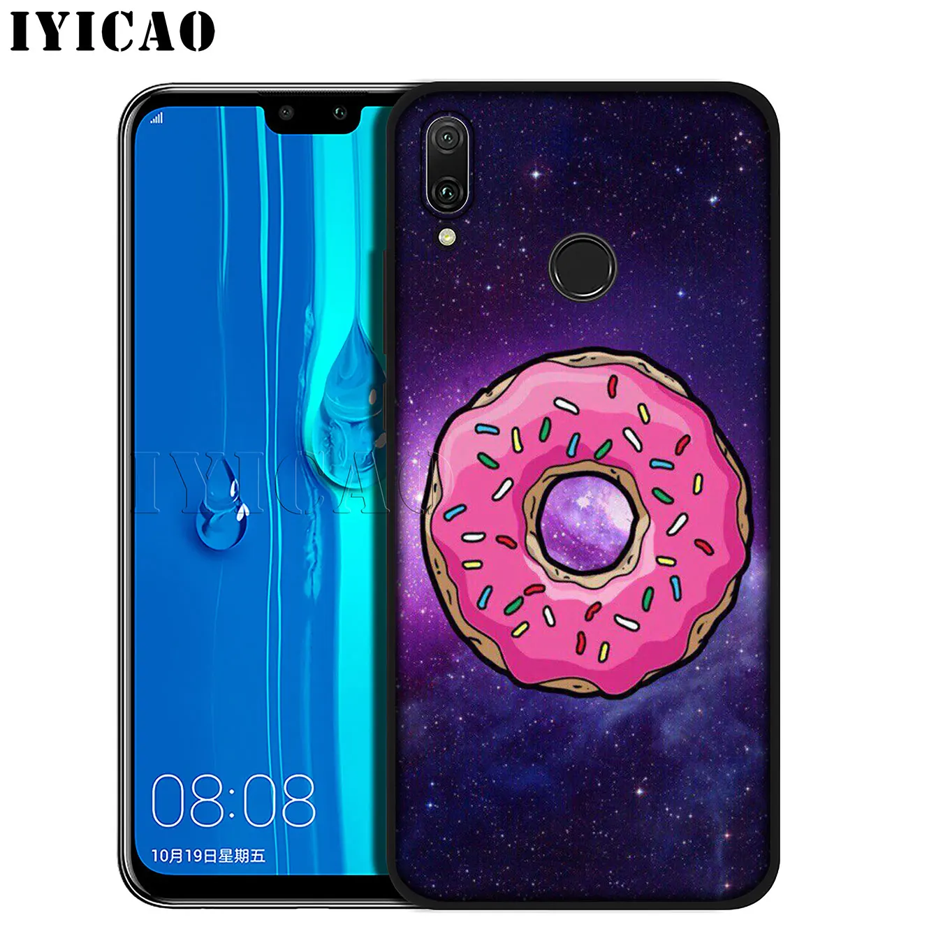 IYICAO cute Donut Soft Silicone Phone Case for Huawei Mate 30 20 10 Pro Nova 5I 5T 5 4 4E 3i 3 2i Lite Smart |