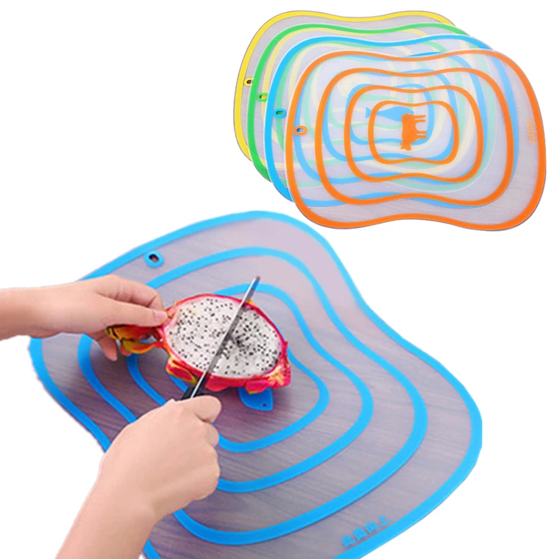 Пластиковая разделочная доска SML нескользящая матовая кухонная инструменты для