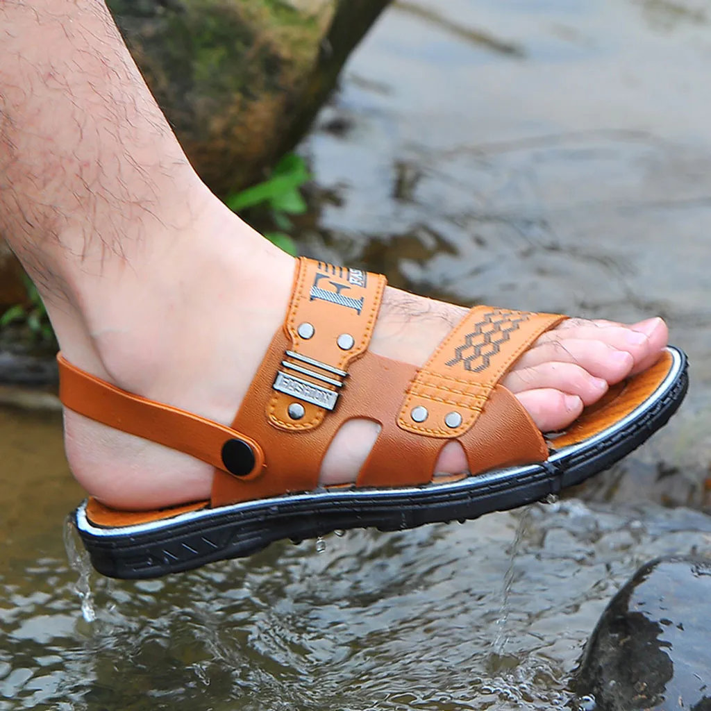 SAGACE/Летние повседневные мужские удобные нескользящие пляжные дышащие