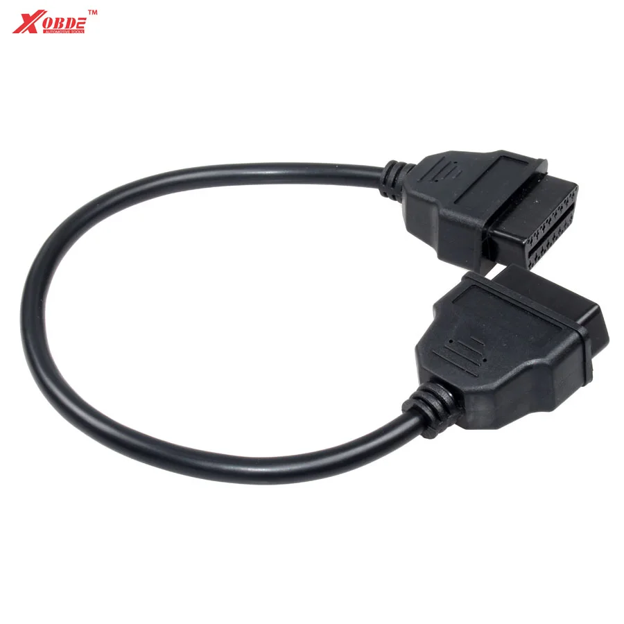 OBD2 16 контактный кабель удлинитель Мама-мама волоконно оптический для автомобиля