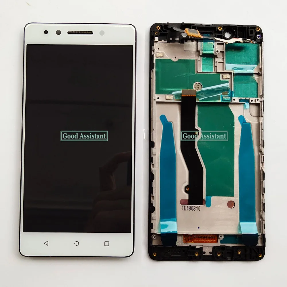 Черный/белый 5,5 дюймов для Lenovo K8 Note XT1902-3 ЖК-дисплей сенсорный экран дигитайзер сборка с рамкой бесплатные инструменты