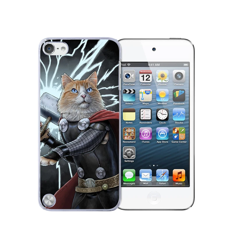 Чехол для телефона Deadpool с изображением Человека-паука и кота чехол Apple ipod touch 5 5-й