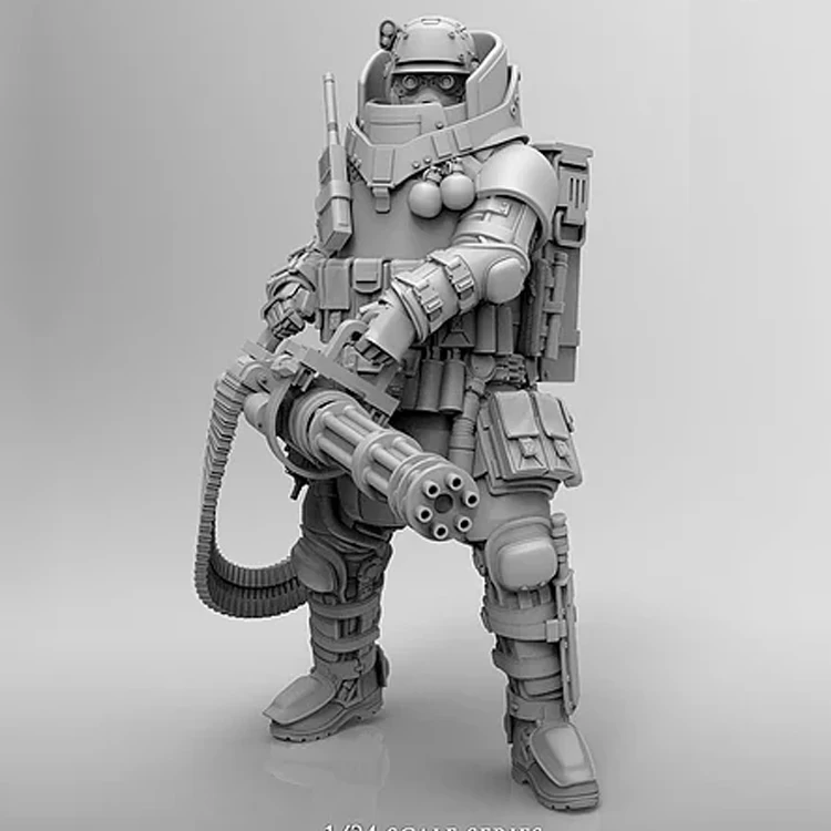 75 мм 1/24 фигурки солдат модель наборы неокрашенный и в разобранном виде G199dd