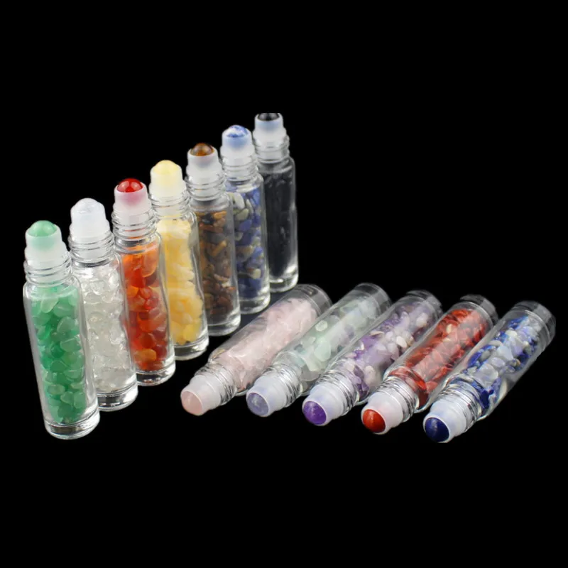 Натуральные полудрагоценные камни эфирное масло драгоценных камней бутылки с