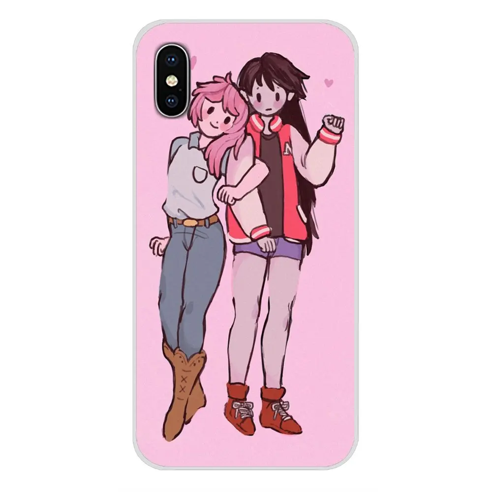 Чехлы для сотовых телефонов Apple iPhone X XR XS MAX 4 4S 5 5S 5C SE 6 6S 7 8 Plus ipod touch adventure time marceline x