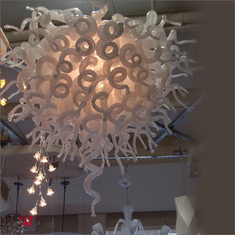 Hotel Big French Vintage Handmade Murano Glass Chandelier Lamps Blown for Livingroom Decoration | Лампы и освещение
