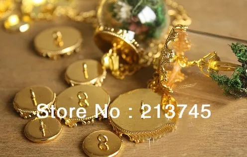 Бесплатная доставка! Подвески золотого цвета 100 шт./лот основа для
