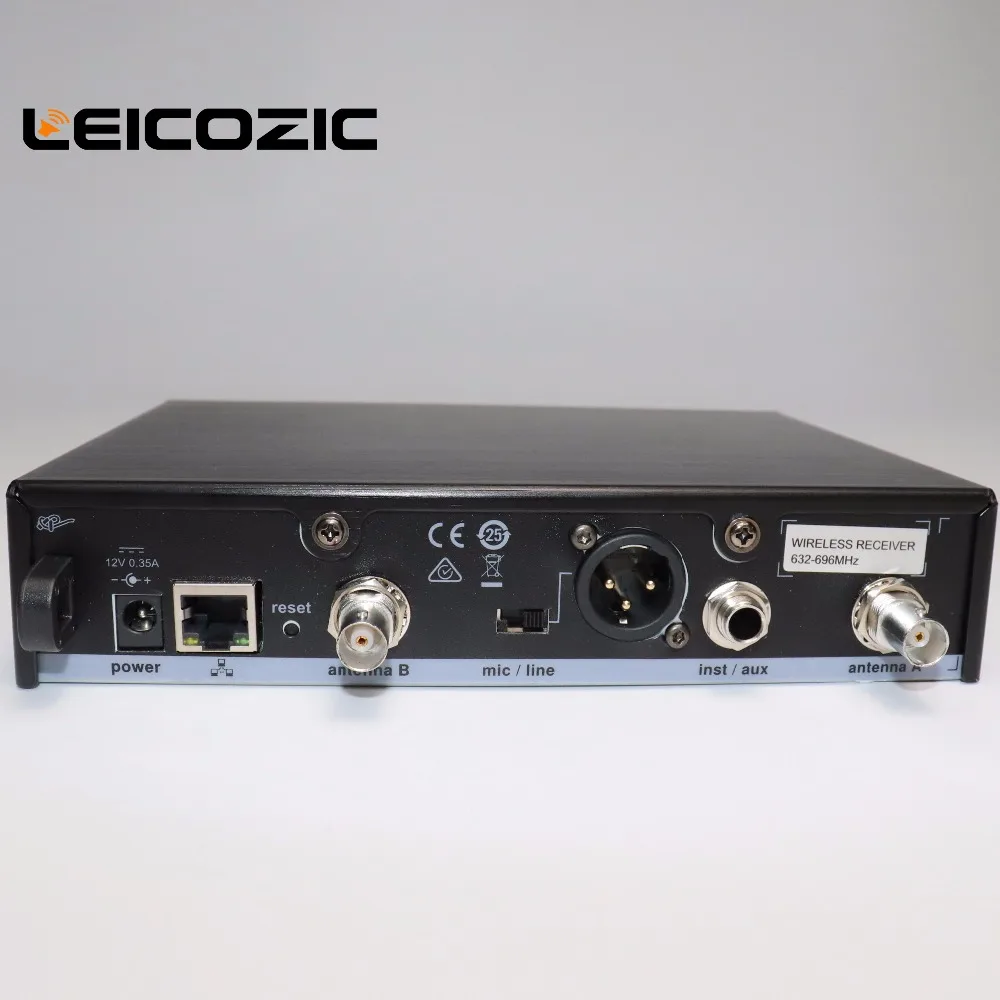 Leicozic профессиональная гарнитура беспроводной микрофон UHF Mic QLX D4 QLDX4 QLXD2 цифровой