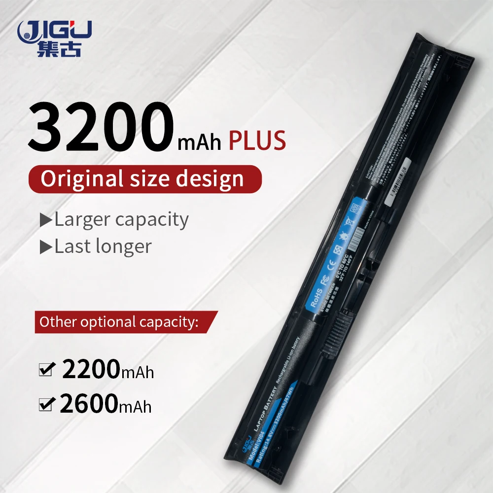 Аккумулятор JIGU для ноутбука HP V104 VIO4 K2N94PA L1L26PA Envy 15 k229tx ProBook 440 G2 Pavilion p003ax|battery for hp|laptop