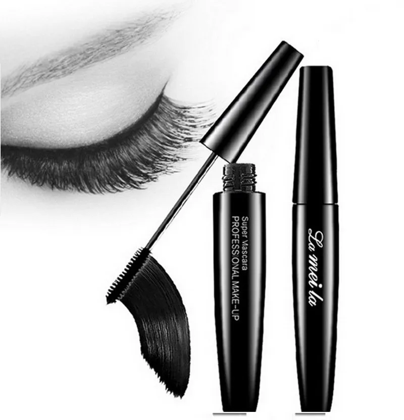 Объемная тушь для ресниц черная Водонепроницаемая завивки и густых макияж