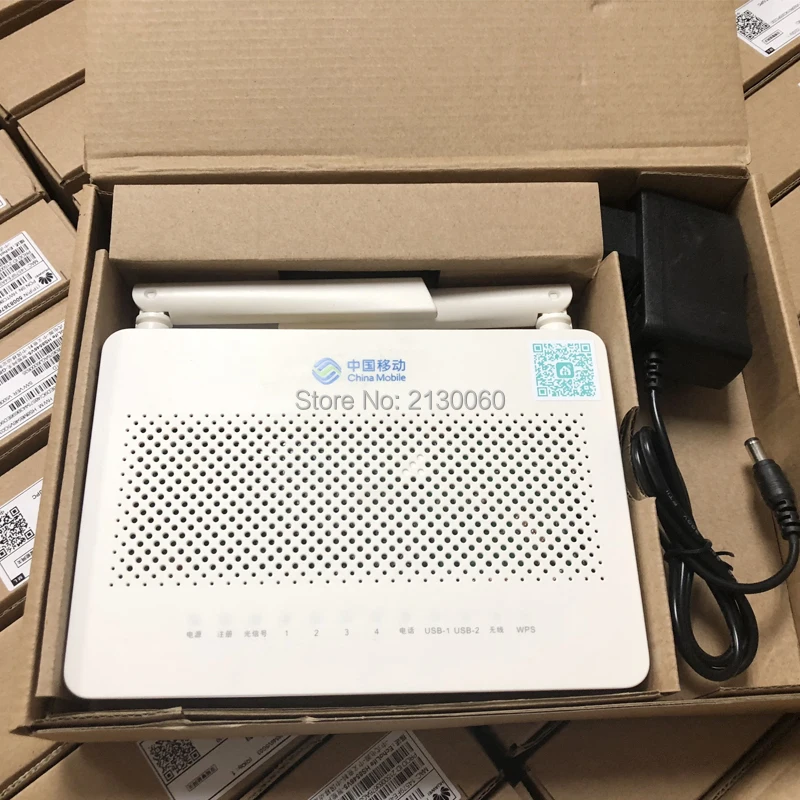 Hs8546v ont hs8546v hs 8546 В GPON маршрутизатор FTTH ОНУ 4ge 4 Порты и разъёмы + 1tel 2USB WiFi английский