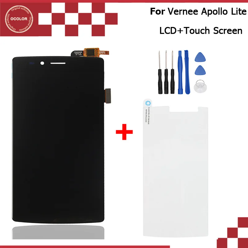 Ocolor версия 7 0 для Vernee Apollo Lite ЖК дисплей и сенсорный экран сборки Ремонт Часть Для X