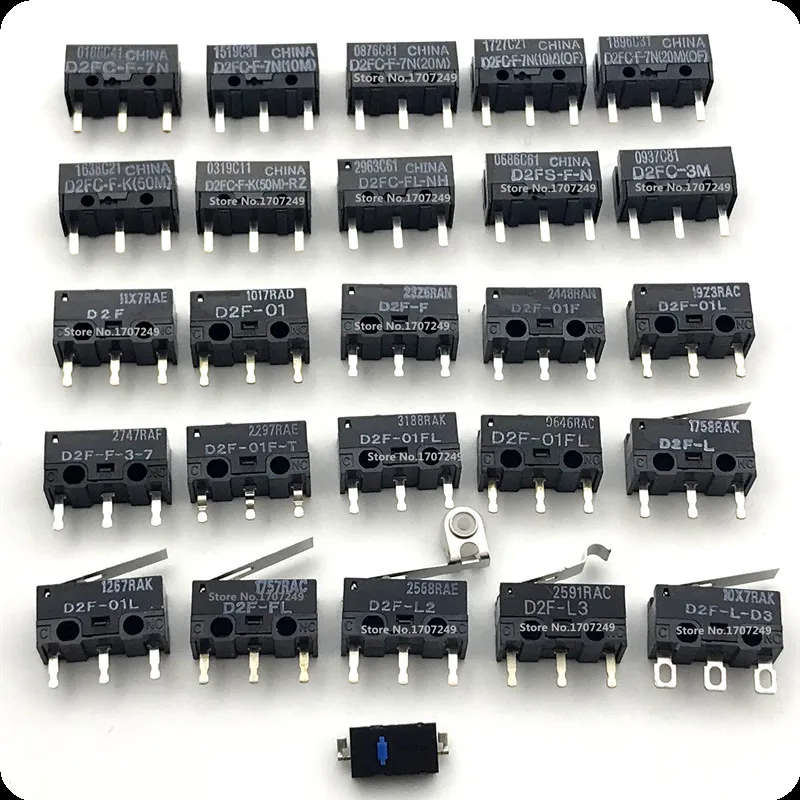 

10Pcs original OMRON mouse micro switch D2FC-F-7N 10m 20m OF D2FC-F-K(50M) D2F D2F-F D2F-01 D2F-01L D2F-01FL D2F-01F-T D2F-F-3-7