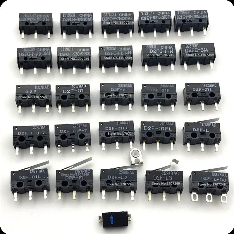 Мышь OMRON micro switch 10 шт. оригинальная мышь м 20 в комплекте с поддержкой D2F 5 1 2