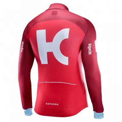2017 KATUSHA ALPECIN TEAM весна-лето мужская Велоспорт Джерси с длинным рукавом