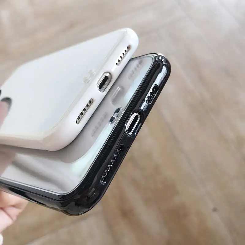 Boucho для iPhone 11 12 Pro XS MAX X 8 плюс 11pro модные мягкие чехлы телефонов Apple XR 6 7 силиконовый