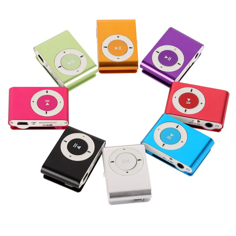 EDAL Protable Mini USB Mp3 Music Player Support Micro TFCard Slot MP3 Sport Port With Earphone 8 Colors | Электроника
