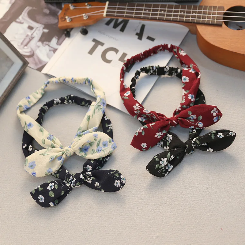 Для женщин Пейсли повязки на голову с печатью ретробандана бантом повязка волосы