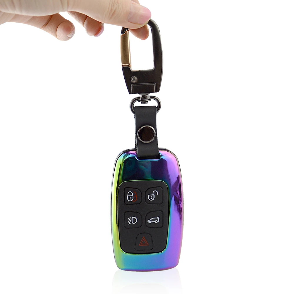 OkeyTech автомобильный Стайлинг Новый цинковый сплав + кожаный брелок чехол сумка