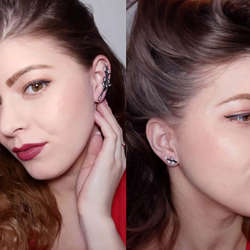 Женские серьги-гвоздики HIBRIDE с кубическим цирконием AAA аксессуары для птиц E-412 2019 |