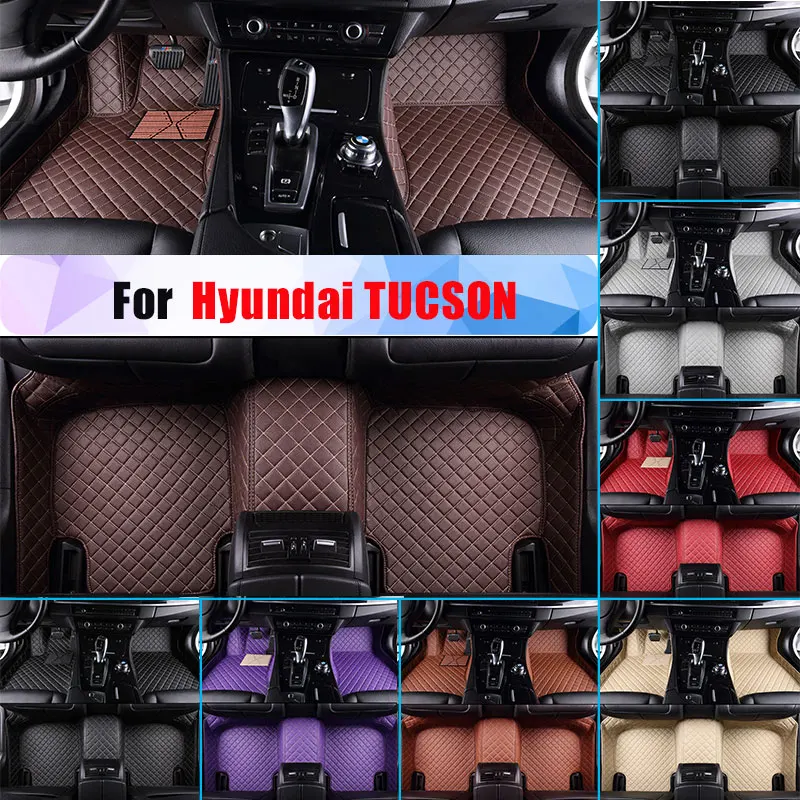 Водонепроницаемые автомобильные коврики для hyundai TUCSON всесезонные подкладка из