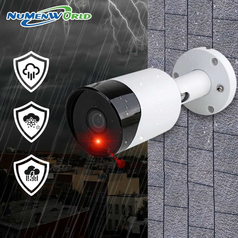 HD 4.0MP аудио запись CCTV POE IP камера Открытый водонепроницаемый ИК P2P Onvif безопасности Наблюдения Пуля IP камера