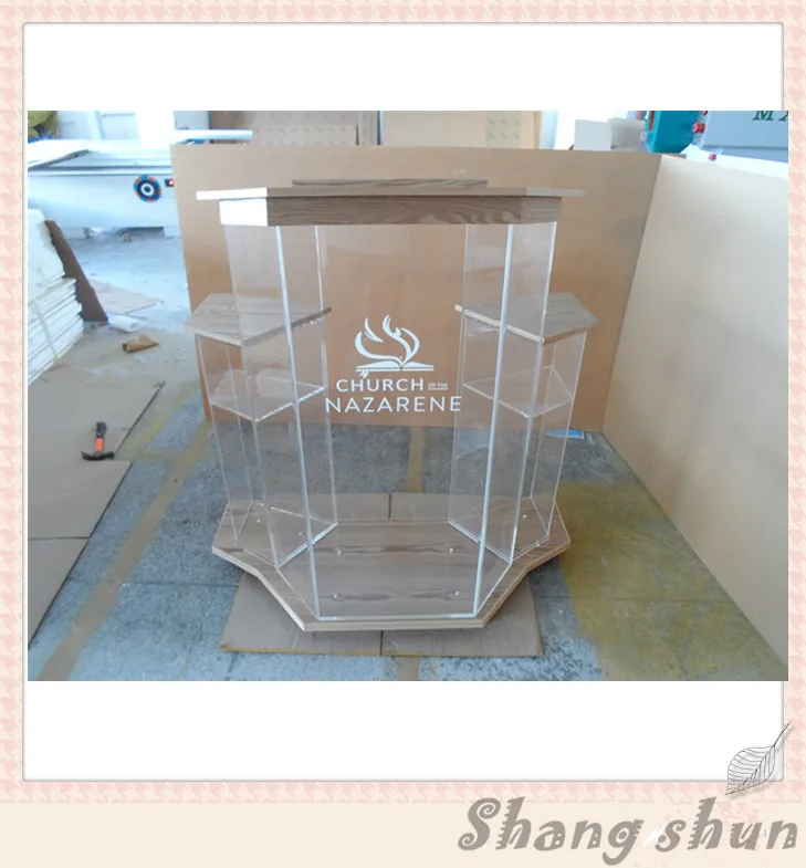 Высокое качество заказной аналой для Церковного Амвона/акрил церковь Аналой |