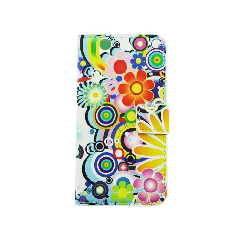 Кожаный чехол для телефона Huawei Ascend G7 с цветами бабочками L01 L03 откидная крышка