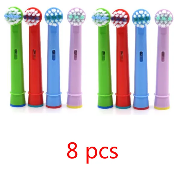 

8pcs Children Electric Toothbrush Head Replacement Sonic Tooth Brush Head Fit for EB-10A Soft Bristles Toothbrush Head Oral Care