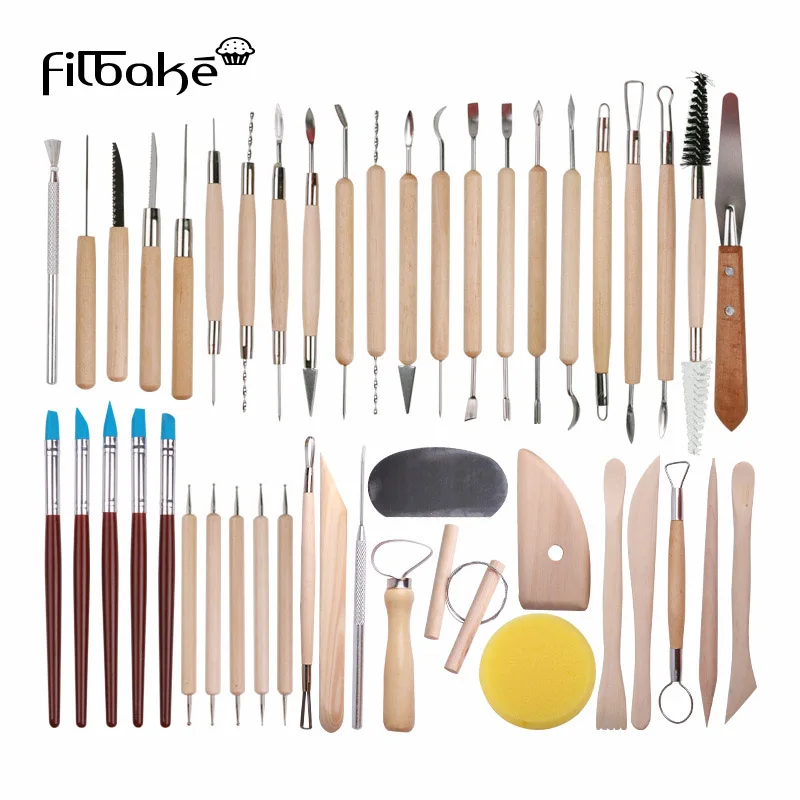 

FILBAKE cake decoratinf tool amazon color clay pottery embellished diy acrylic spiral tube tool combination 45 sets bake gadgets