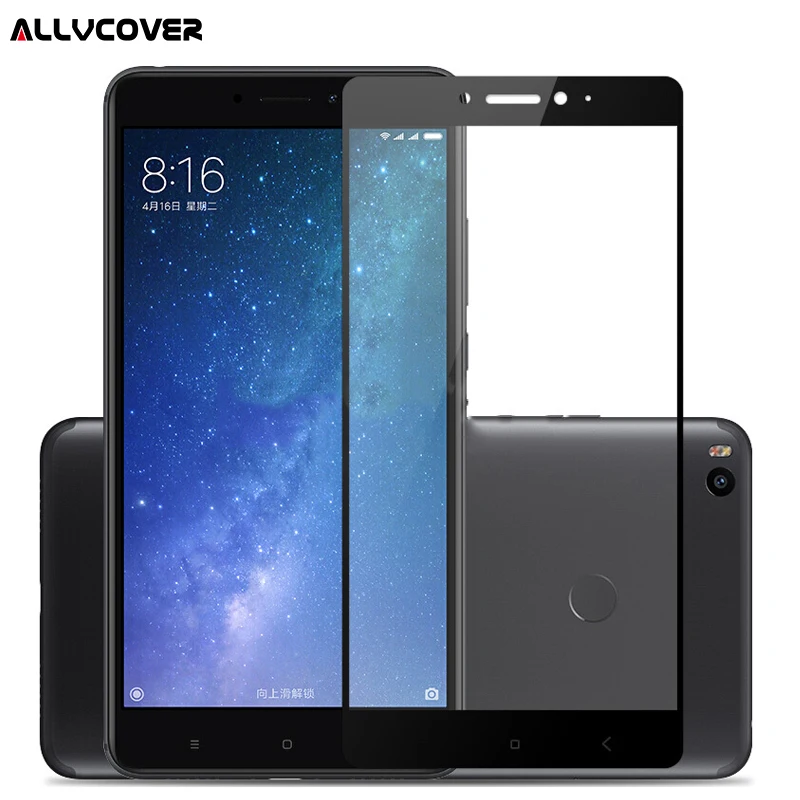 Allvcover 9 H закаленное Стекло Экран протектор для Xiaomi Mi Max2 фильм 3D полный Анти Shatter PET