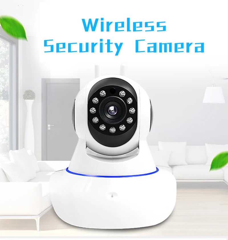 Двойной антенны Беспроводной CCTV дома Камера HD 720 P Wi-Fi IP Видеоняни и радионяни