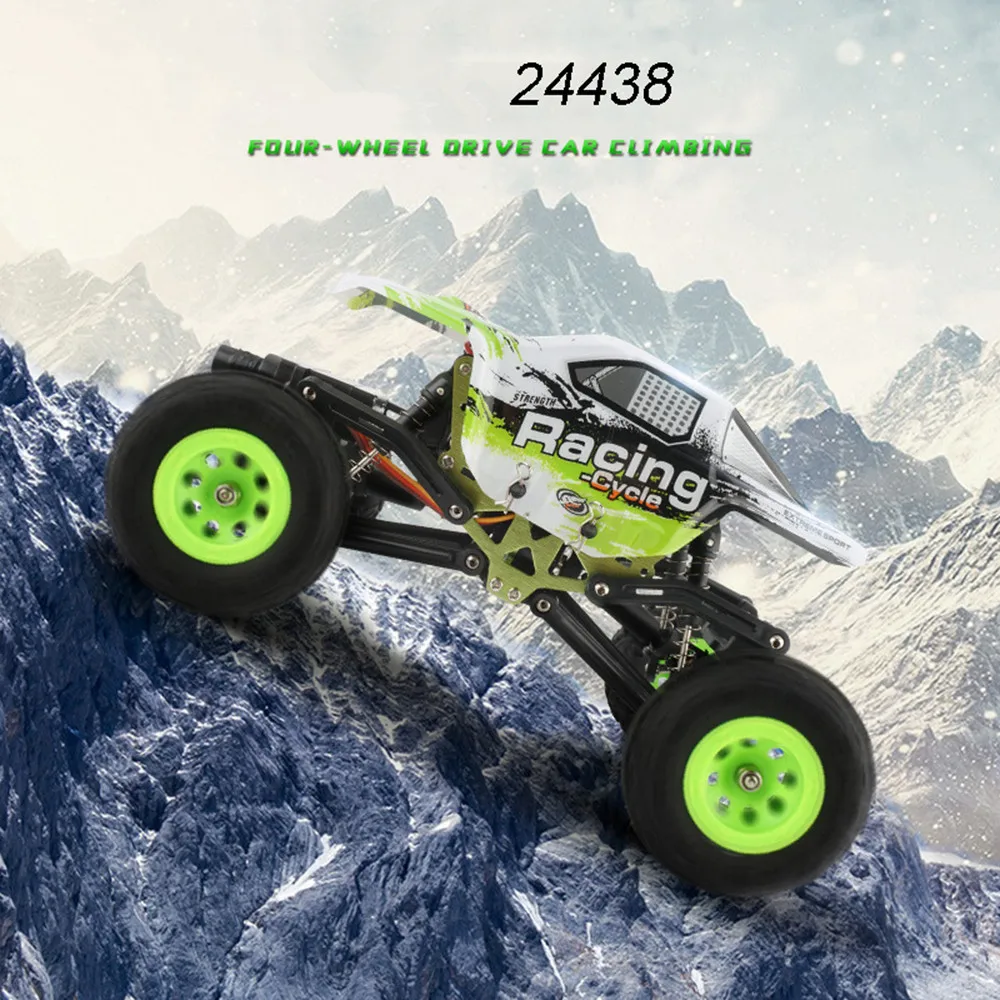 Высокоскоростной внедорожник Rock Rover Rock Crawler 24438 rc Автомобиль 2,4G 1:24 4WD внедорожный Электрический альпинистский автомобиль мальчик подарок VS 2098B