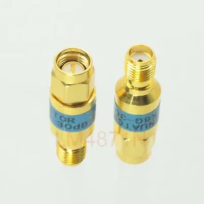 Аттенюатор 2 Вт 1 шт. флуоресцентный ГГц 30 дБ SMA RF коаксиальный Power M F Jack 50 gold |