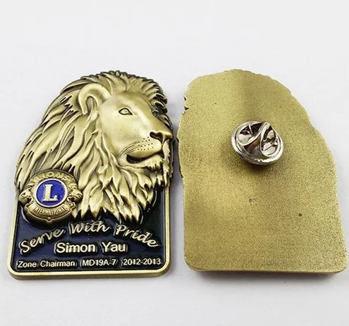 Изготовленная на заказ заколка для лацканов/металлический значок/машина