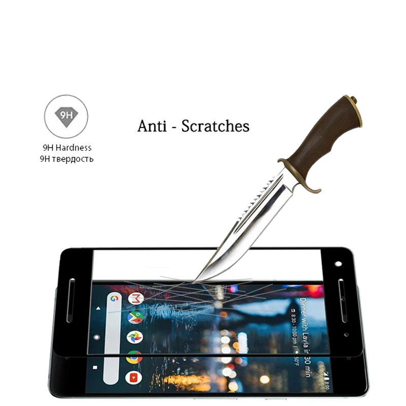 Премиум полное покрытие 3D изогнутые края стеклянная пленка для Google Pixel 2 5 0